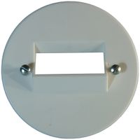 Disco frontale 58/2×RJ45 bianco