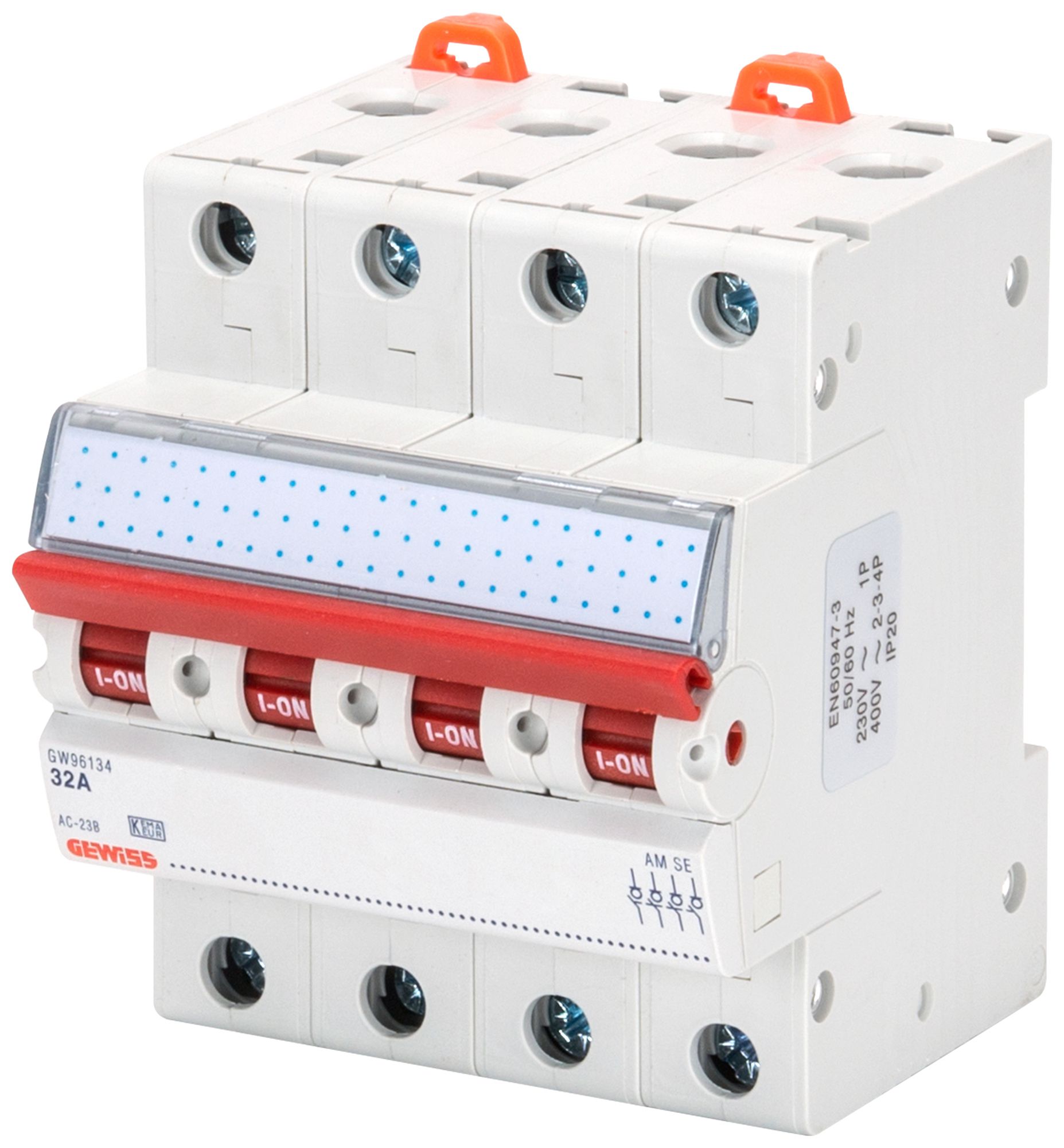 REG-Lasttrennschalter Gewiss 90 AM 4P 40A 415V 4TE