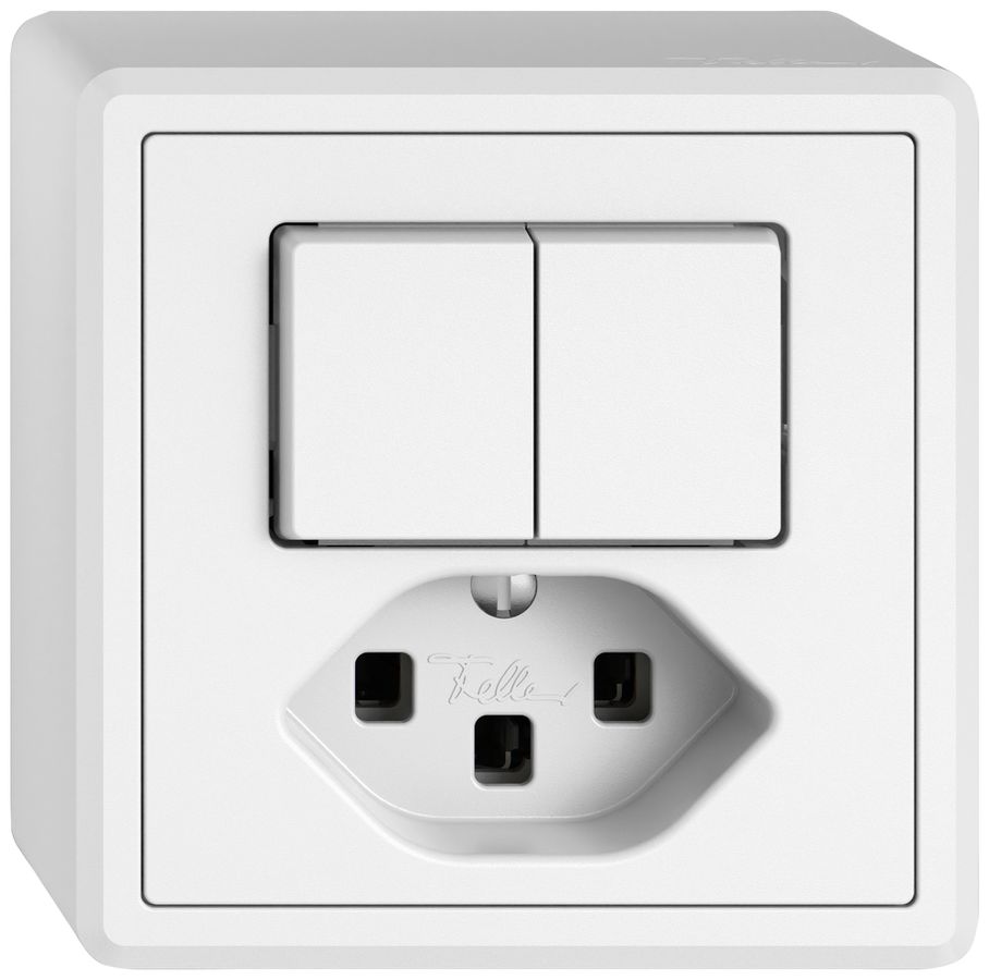 AP-Kombination EDIZIO.liv SNAPFIX® 2×AR+T23 ws