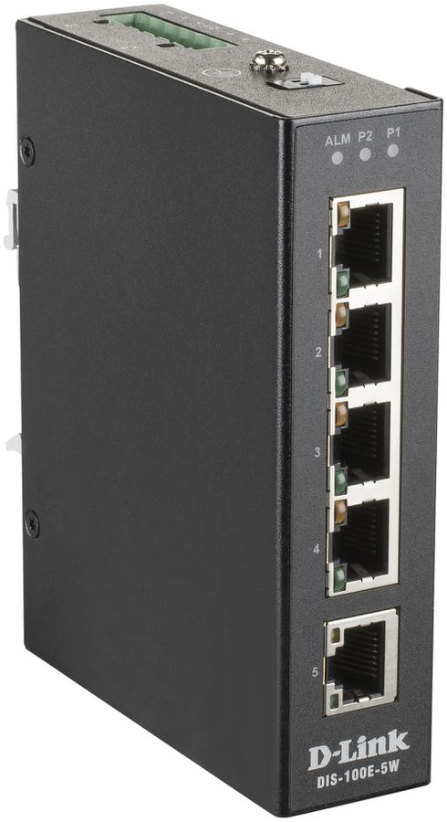 Switch D-Link DIS-100E-5W, 5-Port Layer2 unmanaged Fast Ethernet
