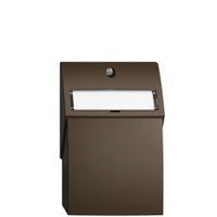 Montageset EDIZIOdue F, mit Flachauslasshaube, für 2×Keystone, coffee