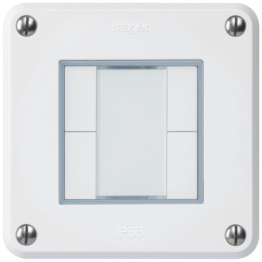 UP-Taster robusto A KNX 4× s/e-link weiss