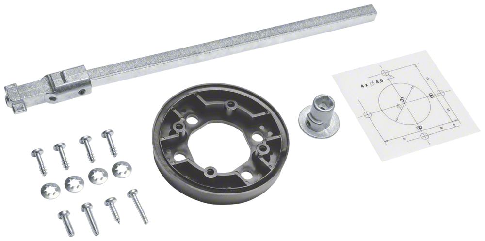 Prolunga di asse Hager per HZC001 001 per 80…250A