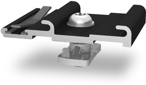K2 InsertionRail CrossConnector schwarz eloxiert