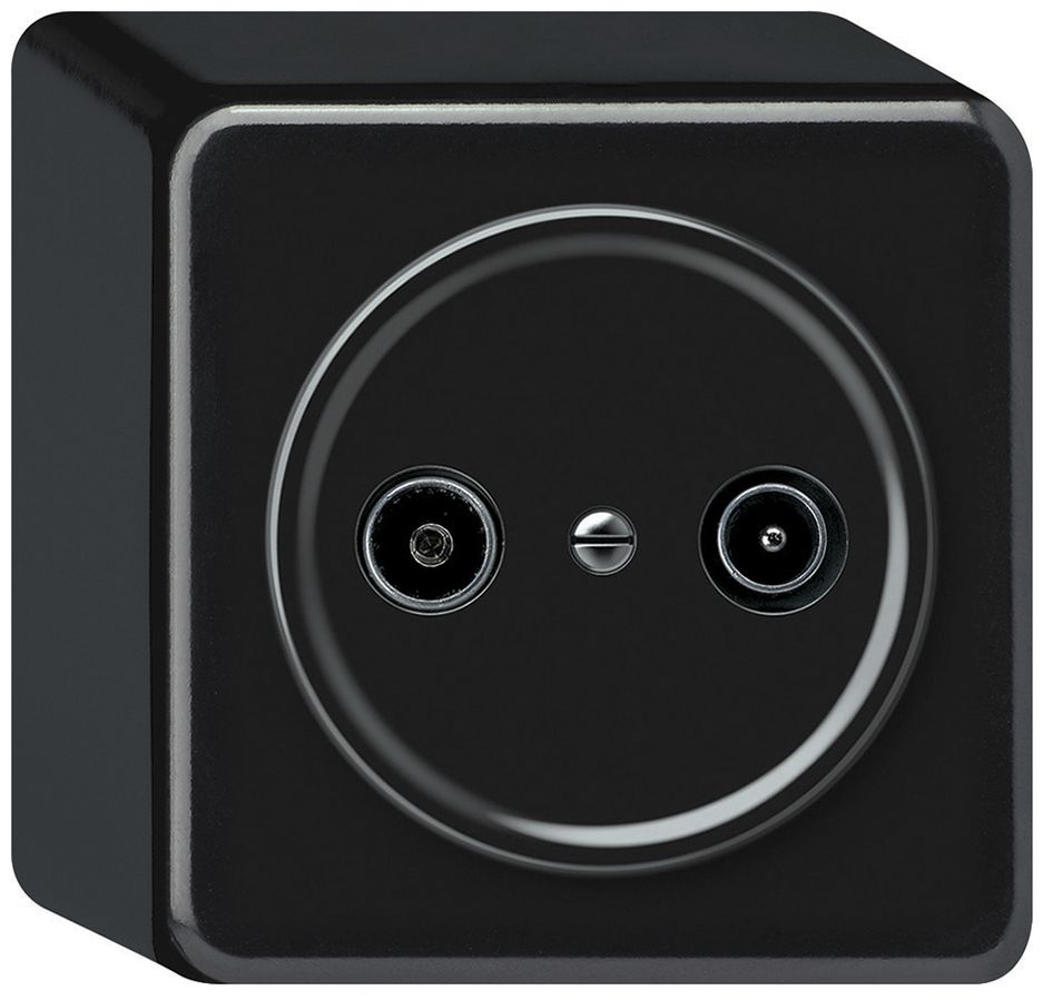 AP-Antennendose TV-R origin Enddose 10.5dB schwarz