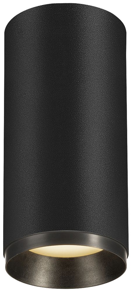 LED-Deckenleuchte SLV NUMINOS M PHASE 20W 1880lm 3000K 60° Ø85×185mm schwarz