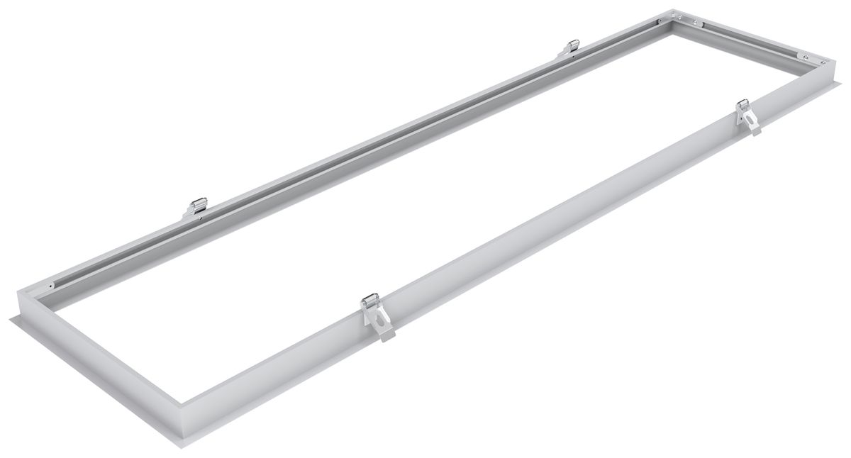 Cadre d'encastrement Sylvania aluminium 1252×352×38mm blanc