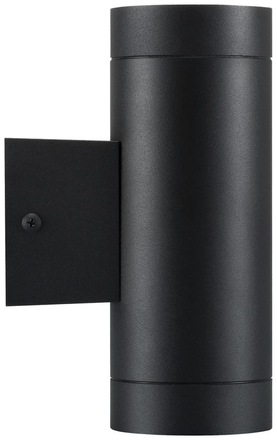 Applique LED Sylvania SylDeco Round GU10 2×35W IP54 Ø76×195mm noir