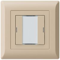 UP-Taster kallysto.line KNX 2×RGB LED s/e-link beige