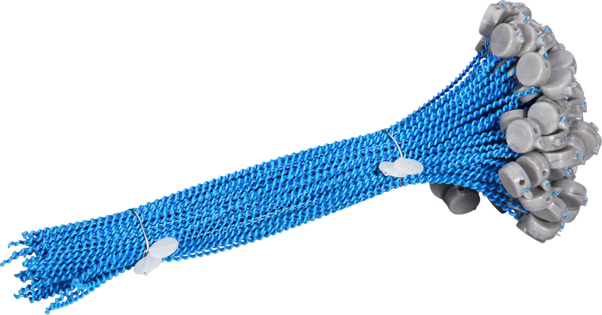 Express-Plombe 9mm mit Draht 150mm grau