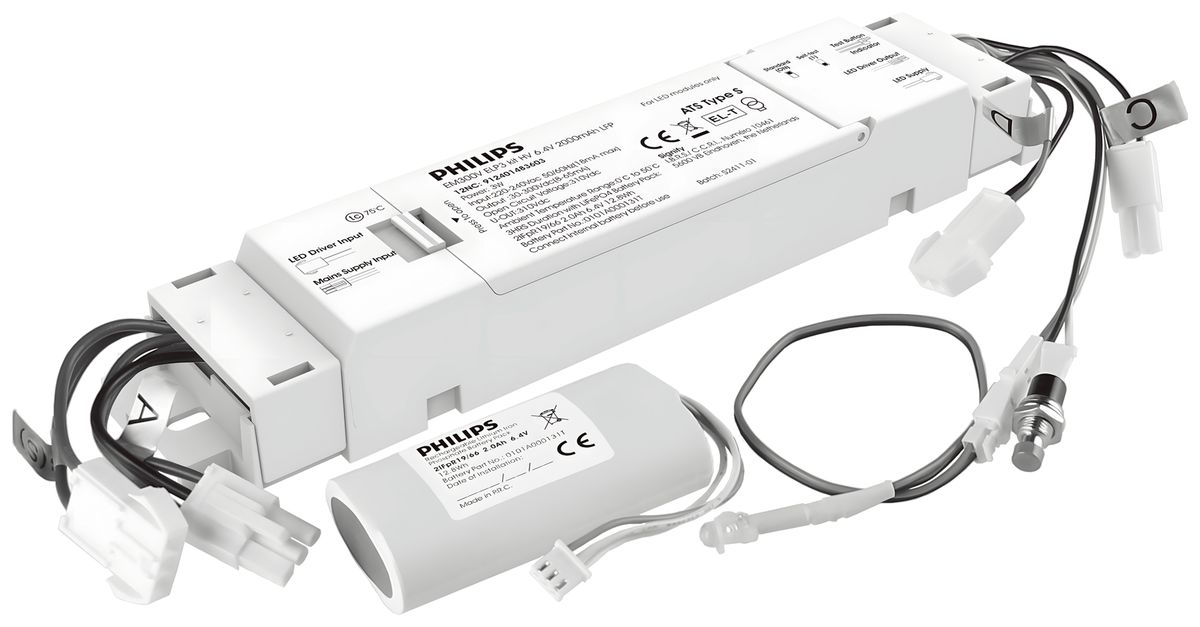 Notlicht-Umbau-Set Philips 3W LED 3h ST