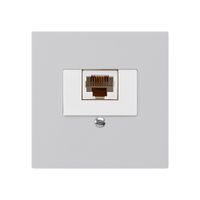 Einsatz zu Anschlussdose kallysto 1×RJ45u hellgrau