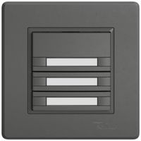 UP-KNX-Taster RGB EDIZIO.liv SNAPFIX® Temperaturfüh.o.LED Pap.6×T 1-Tbed.dgu