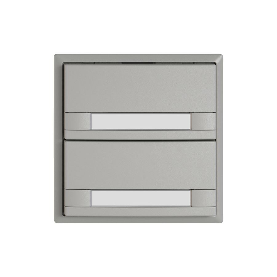 Universaltaster EDIZIO.liv UNI SNAPFIX® o.LED 2× 2-Tbed.Pap.hgu