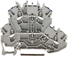 Doppelstockklemme WAGO TOPJOBS 2.5mm² L/N grau Serie 2002