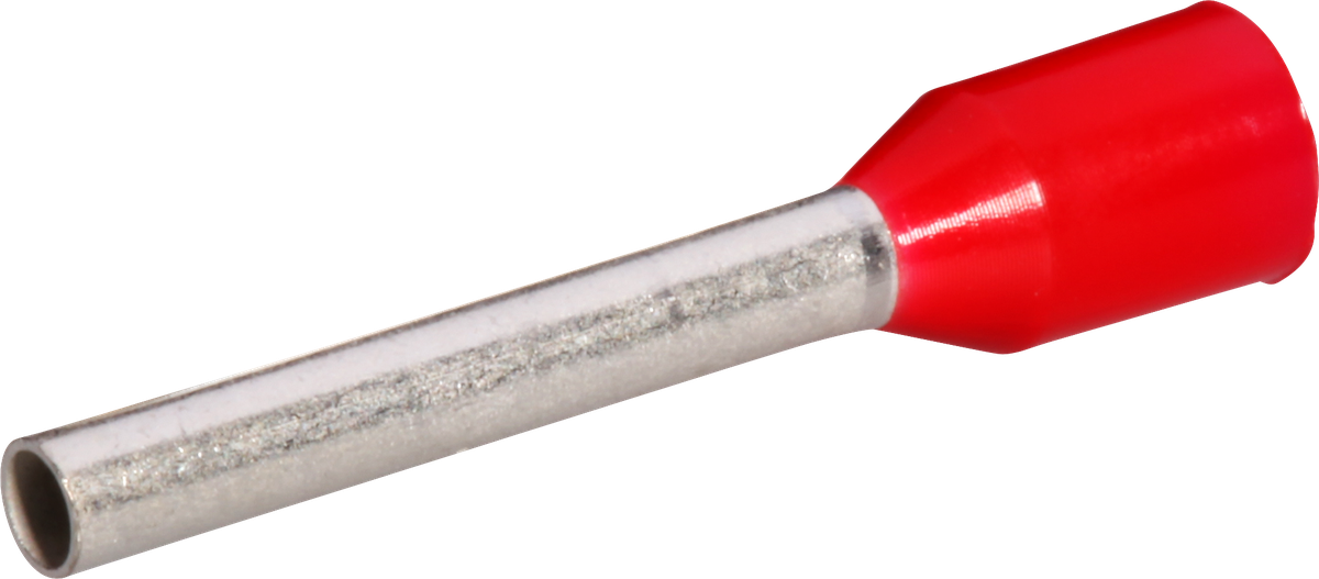 Embout de câble Ferratec DIN is.1mm²/12mm rouge