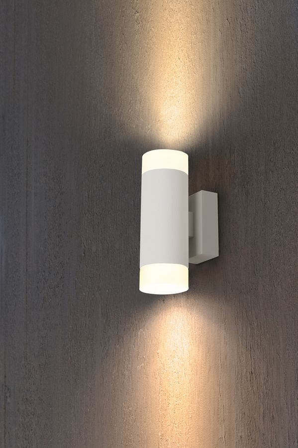 Lampada a muro SLV ASTINA UP/DOWN GU10 2×10W Ø70×200mm bianco