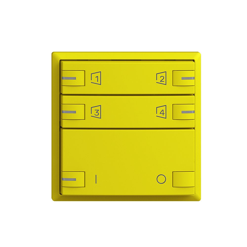 Kit montaggio Edue zeptrionAIR, WLAN, ON/OFF, RGB-LED, 2×tasto, 2×comm., lem