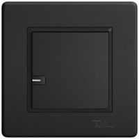 Pulsante universale INC EDIZIO.liv UNI SNAPFIX® c.LED RGB 1× com.1T ne