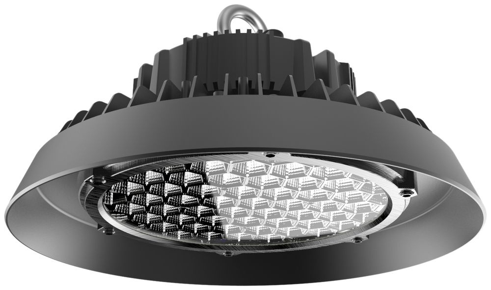 Proiettore capannone LED DOTLUX LIGHTSHOWERugr 190W 30200lm 850 IP65 1-10V Ø360