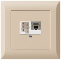UP-Dose kallysto.line 1×RJ45s+1×TT83 beige