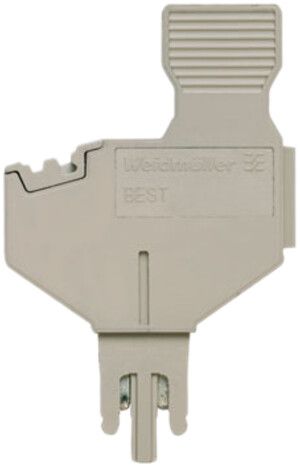 Bauelementstecker Weidmüller BEST/D für Reihenklemmen, gesteckt, beige