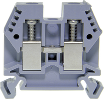 Durchgangs-Reihenklemme Woertz Ex 4…10mm² 57A 1000V Schraubanschluss 2×1 TH35 gu