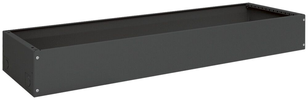 Sockel Hager univers 200×1550×400mm für Schrank FR schwarz RAL 9005