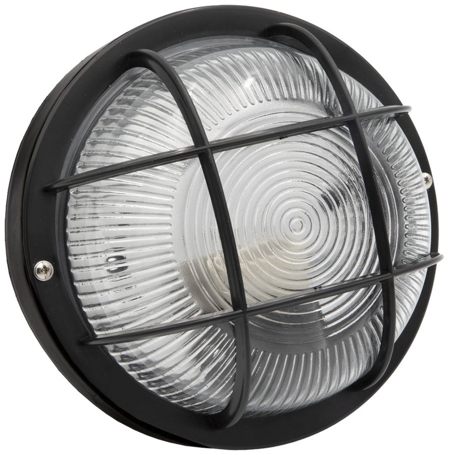 Plafoniera/applique Brennenstuhl E27 60W IP44 Ø185×100mm nero