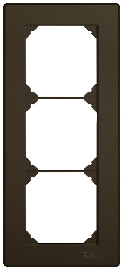 UP-Abdeckrahmen EDIZIO.liv SNAPFIX® 3×1/1×3 96×216mm br