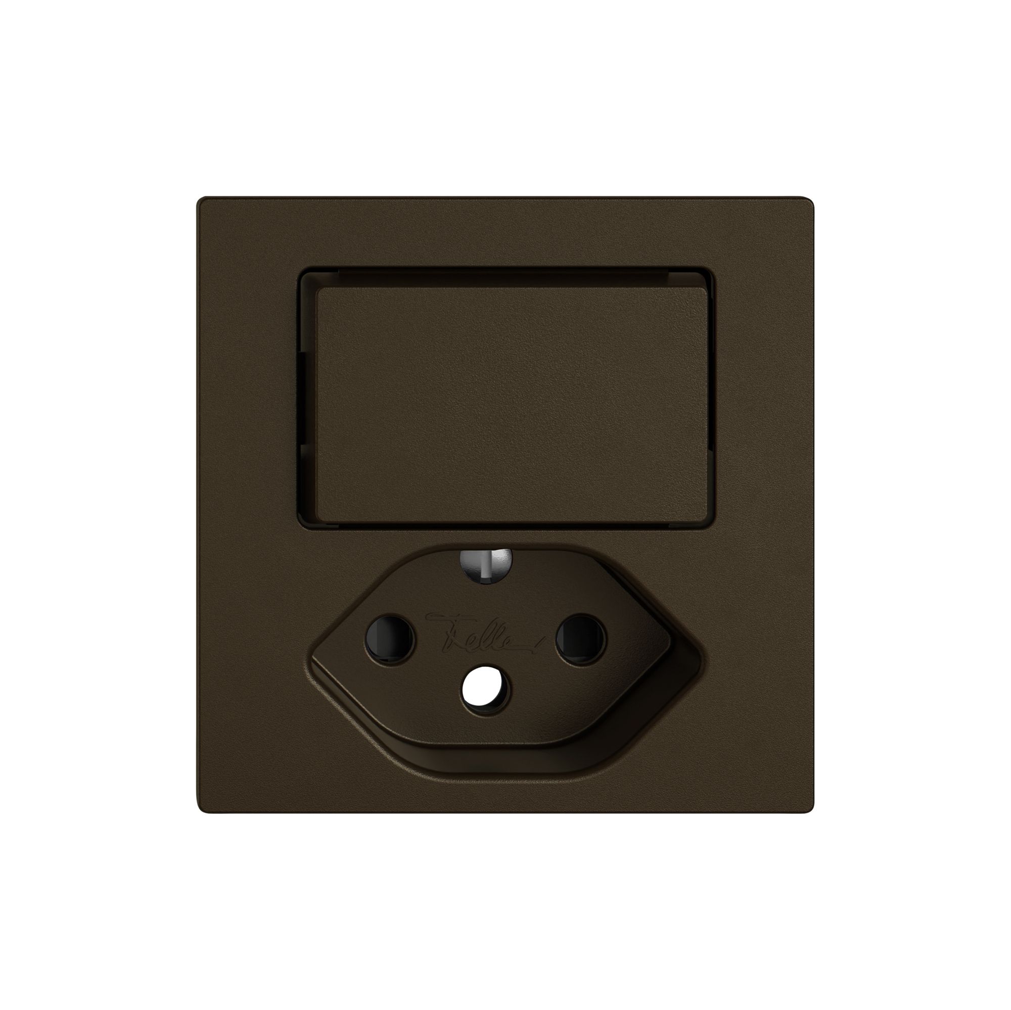 Kit de montage EDIZIO.liv SNAPFIX® p.combi.T13 a.1 bouton n.lum.shutter br