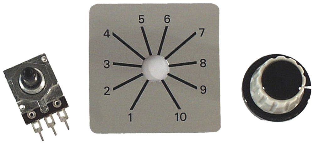 Potentiometer mit Drehknopf POTTSET 1 MOhm