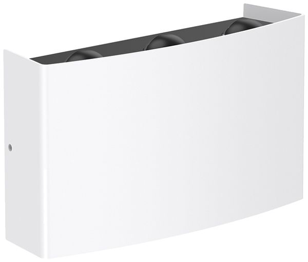 Applique LED DOTLUX Sixfold 6W 320lm 3000K IP65 direct/indirect 165×94mm bc