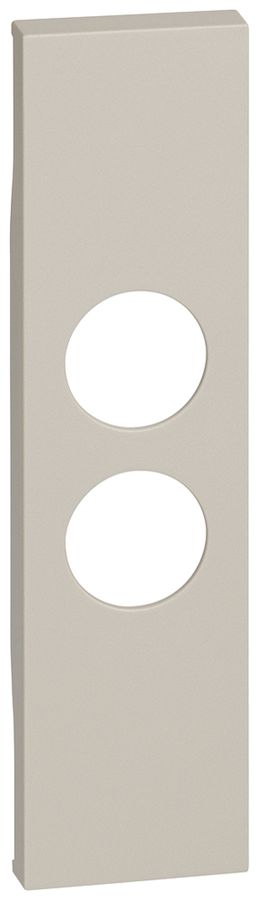 Abdeckung Living Now für TV 2-Loch 1 Modul sand