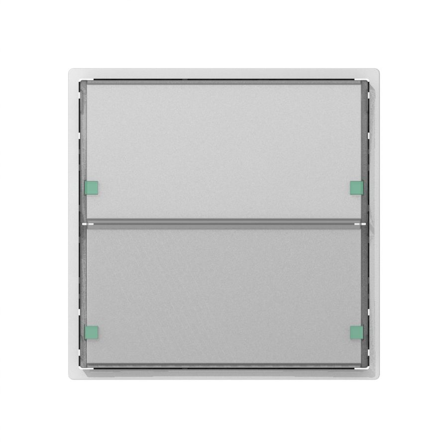 Senseur poussoir SIDUS KNX type E 2/4, blanc