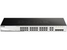 Switch D-Link DGS-1210-24/E, 24-Port smart managed Layer2/3 Gigabit
