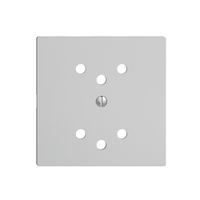 Frontplatte EDIZIOdue 2×T12 hellgrau