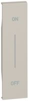 Tastenabdeckung Living Now für Tasten MyHOME 1 Modul mit Aufdruck ON-OFF sand