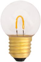 LED-Lampe ELBRO E27, G45, 0.6W, 230V, 2400K, 50lm, Ø45×70mm, klar