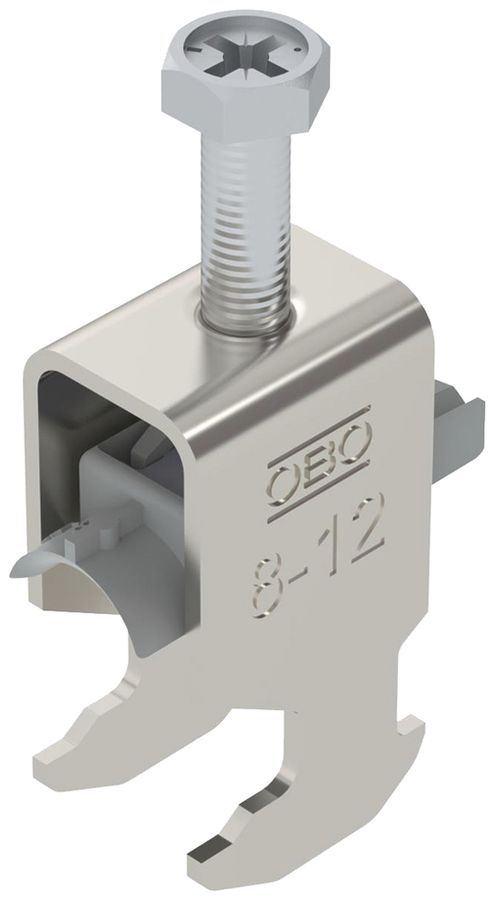 Fixation rapide BET 2056 pied à H matière synthétique 8…12mm 1×câble A2 1.4301