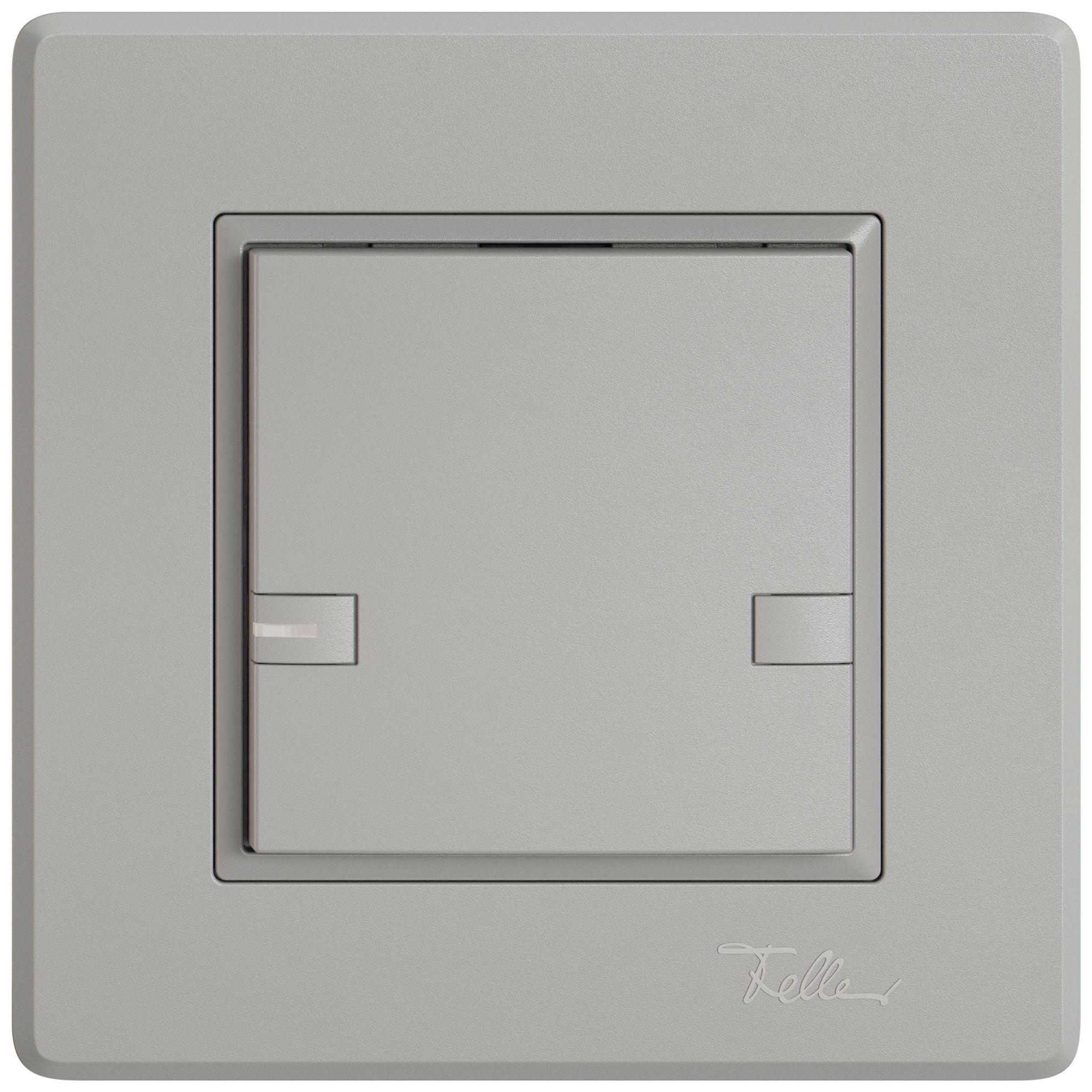 Poussoir KNX RGB ENC EDIZIO.liv SNAPFIX® capteur temp.RGB-LED 1× comm.2T grc