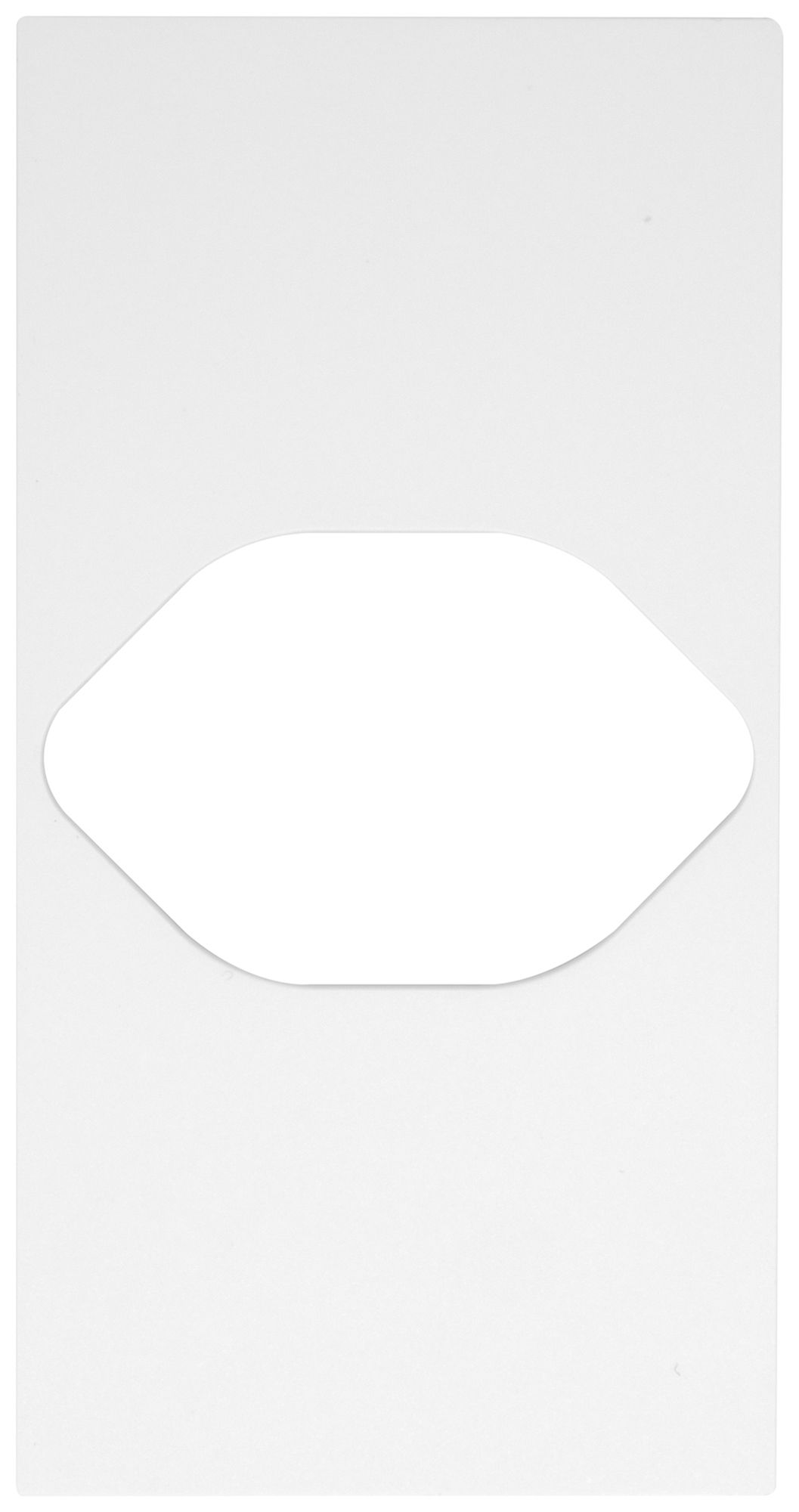 Abdeckung Living Now 2 Module für Steckdose Typ 13 oder Typ 23 weiss