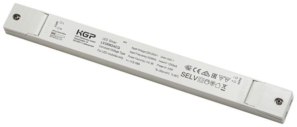 LED-Betriebsgerät SLV 30W 24V ON/OFF 300×30mm
