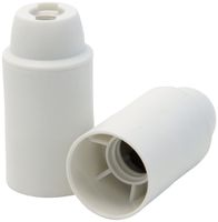 Fassung E14 Kunststoff weiss Mantel glatt, Vossloh