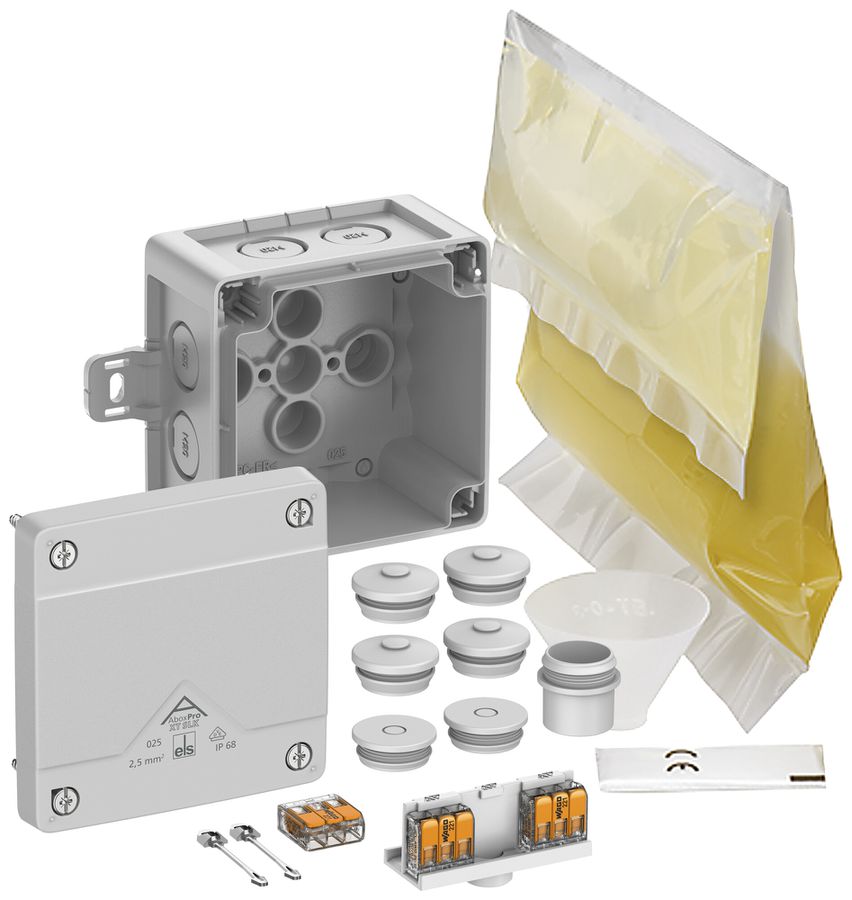 Boîte de dérivation AP Spelsberg Abox Pro XT SLK-2,5² 92×92×60mm IP68 gr