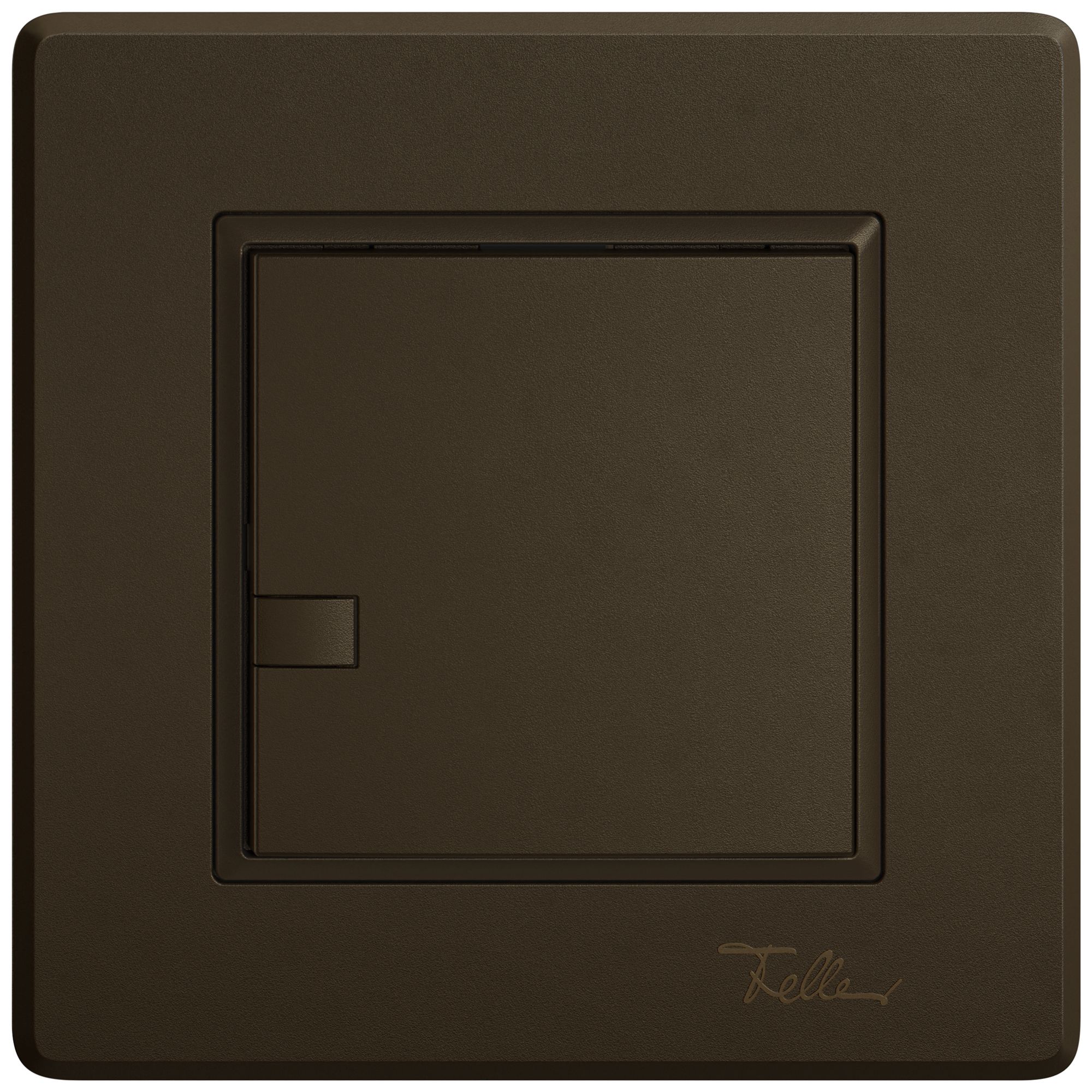 Poussoir KNX RGB ENC EDIZIO.liv SNAPFIX® capteur temp.s.LED 1× comm.1T br