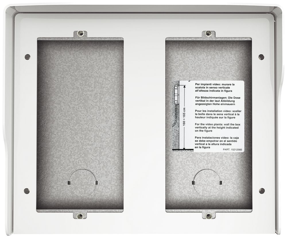 AP-Gehäuse Sfera 4 Module weiss