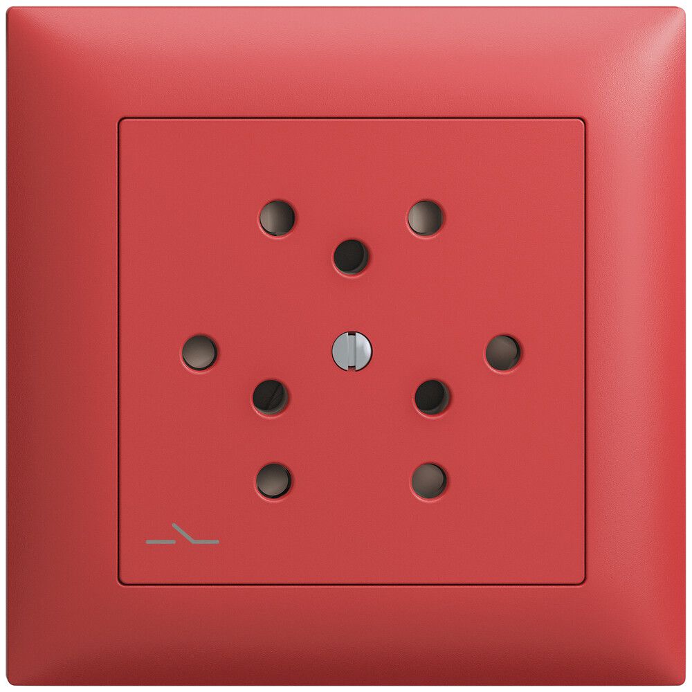 Kit frontale EDIZIOdue berry 88×88mm 3×T12/1 con shutter