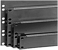 Placca cieca ITT 19" 2UA nero