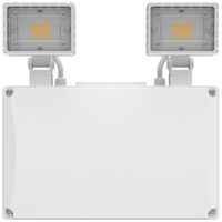 Lampada d'emergenza LED LEDVANCE TWIN SPOT IP65 3W 450lm 6500K bat3hat bianco